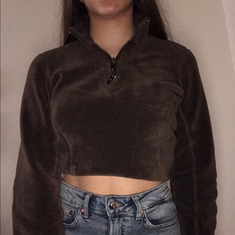 fuzzy sweater